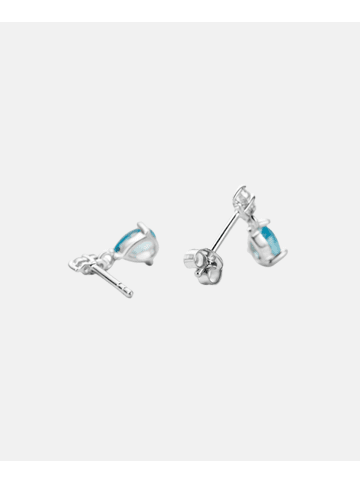 Diamant L'éternel Ohrhänger aus 375 Weißgold mit Diamant mit Topas