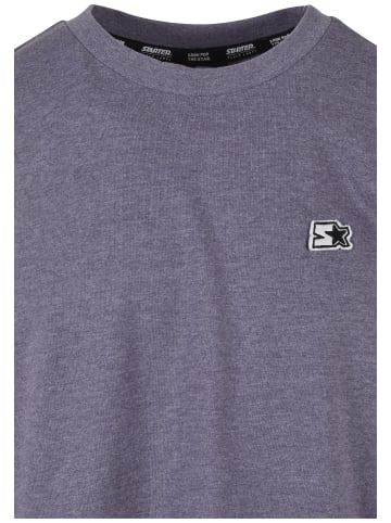 STARTER T-Shirt in dustypurplemelange
