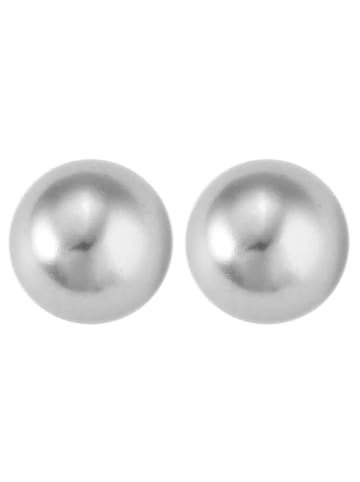 Adeliás Damen Ohrringe – Ohrstecker aus 925 Silber mit Perle in silber