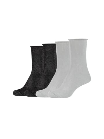 camano Socken 4er Pack silky touch in Schwarz