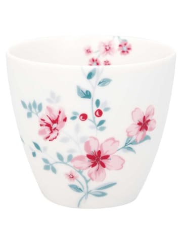 Greengate Latte Cup ALASIE Weiß mit Blumen