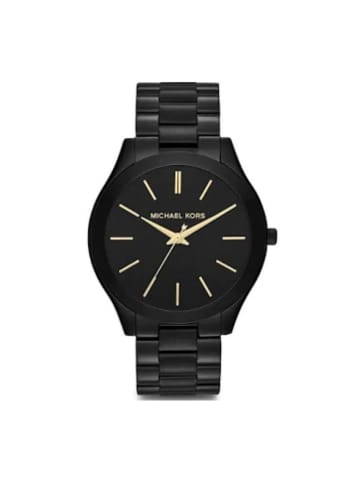 Michael Kors Uhr in Schwarz mit Armband, Modell: MK3221 Slim Runway