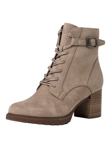 Tamaris Stiefelette in TAUPE NUBUC