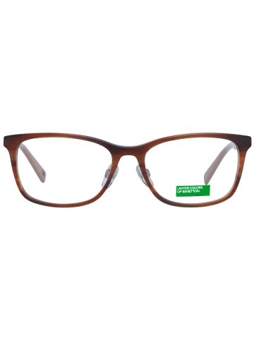 Benetton Damen Optische Fassungen Trapez Braun