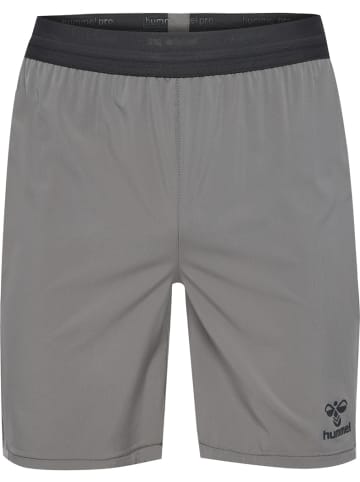 Hummel Sportshorts "Pro Training Shorts" in Grau