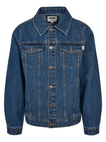 Urban Classics Denim Jackets in mid indigo washed