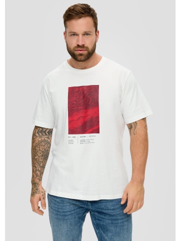 s.Oliver T-Shirt kurzarm in Weiß