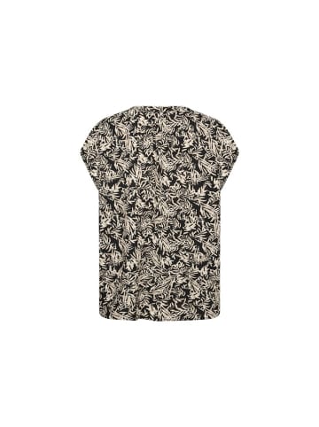 soyaconcept Halbarmbluse in c black combi