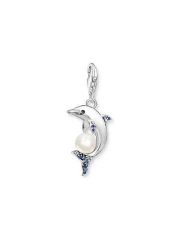 Thomas Sabo Charm-Anhänger in silber, weiß, schwarz, blau