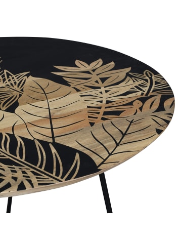 home24 Couchtisch Calupo in Mango / Schwarz