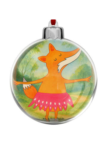 Mr. & Mrs. Panda christbaumkugel Fuchs Ballerina Design ohne Spruch in Weiß