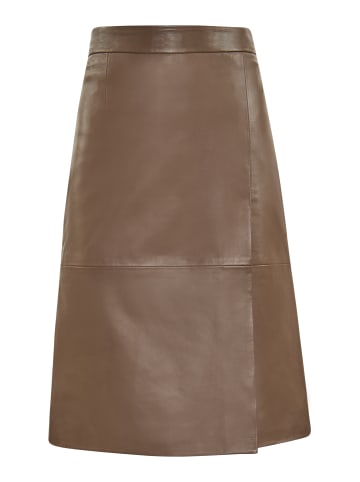 DreiMaster Klassik Damen Rock in Taupe