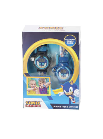 Sonic Sonic Kinder Walkie-Talkies Interaktive Uhr mit Funktechnik in Blau