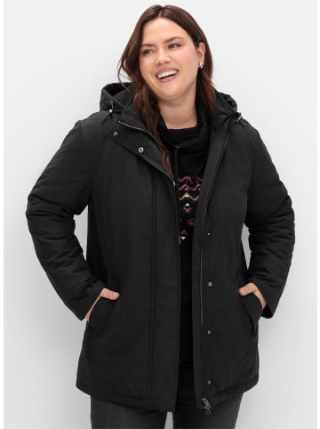 sheego Parka in schwarz