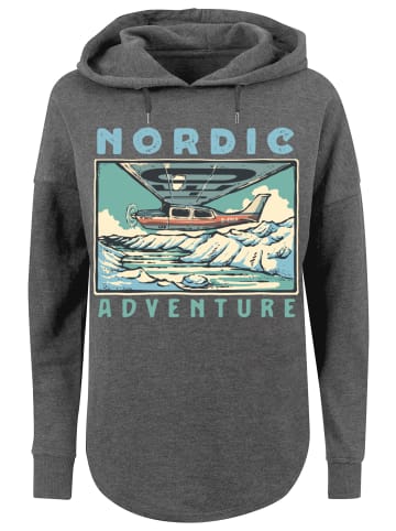 F4NT4STIC Oversized Hoodie Nordic Adventures in charcoal