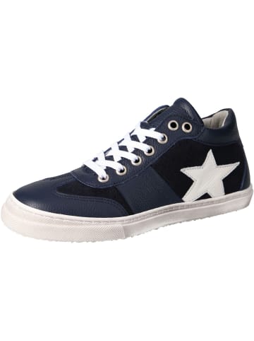 Däumling Schnürhalbschuh Benno in blau