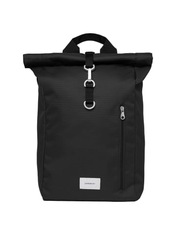 SANDQVIST Ground - Rucksack L 16" 56 cm (sepia brown) in black with black webbing