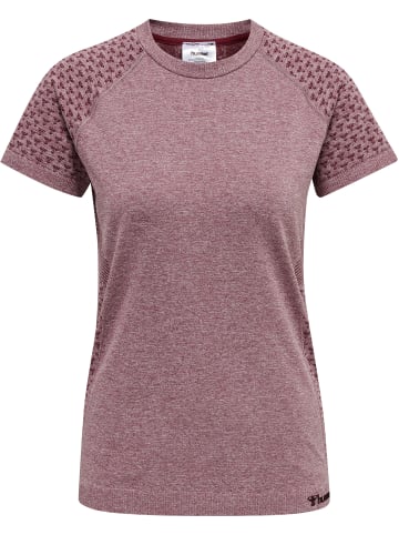 Hummel Hummel T-Shirt Hmlci Yoga Damen Dehnbarem Schnelltrocknend Nahtlosen in NOCTURNE MELANGE