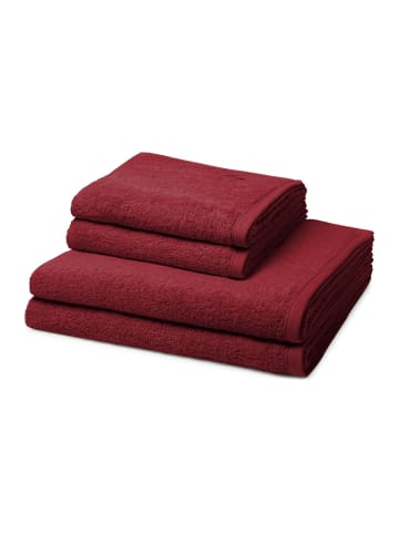 Ross 2 X Handtuch 2 X Duschtuch im Set Vita in Marsala