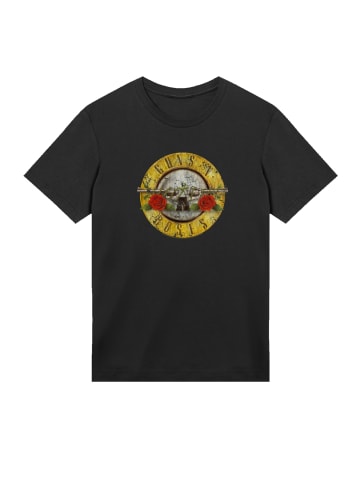 F4NT4STIC T-Shirt Guns 'n' Roses Vintage Bullet Logo in schwarz