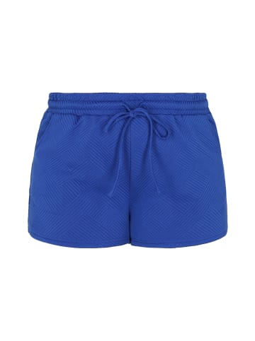 Usha Plus Size Shorts in dark blue