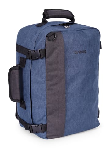 Hauptstadtkoffer blnbag M5 Handgepäck-Rucksack 40x20x25 cm Ryanair Underseat in Darkblue / Darkgrey