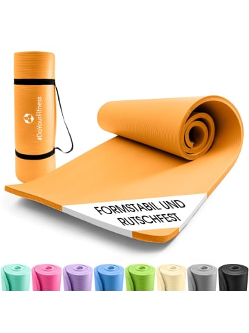 World Fitness Fitnessmatte Ashanti 190x100x1cm orange Orange