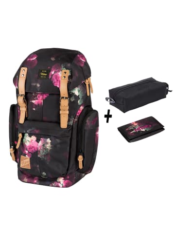 Nitro Rucksack SET DAYPACKER in BLACK ROSE