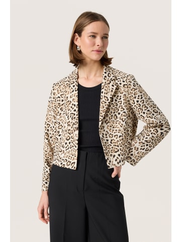 Soaked in Luxury Blazer SLShirley Relaxed fit in Leopard Print