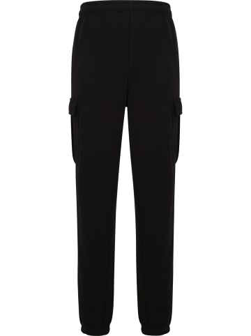 Urban Classics Urban Classics Light Terry Wide Cargo Sweatpants in black