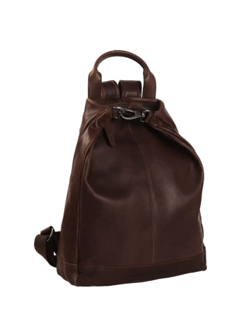 The Chesterfield Brand Wax Pull Up City Rucksack Leder 40 cm in braun