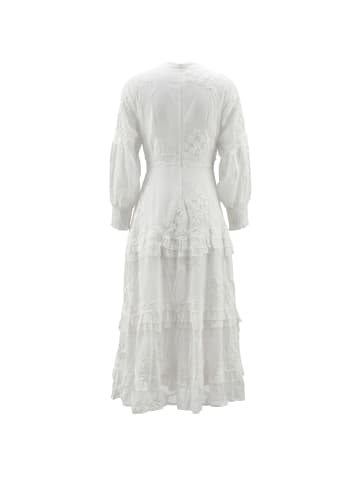 VIRITA Women Dress in WHITE