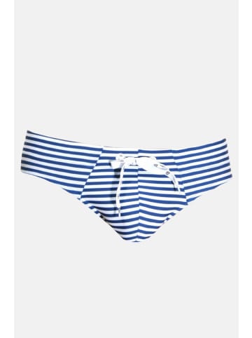 Oboy Badeslip B39 in blau/weiss