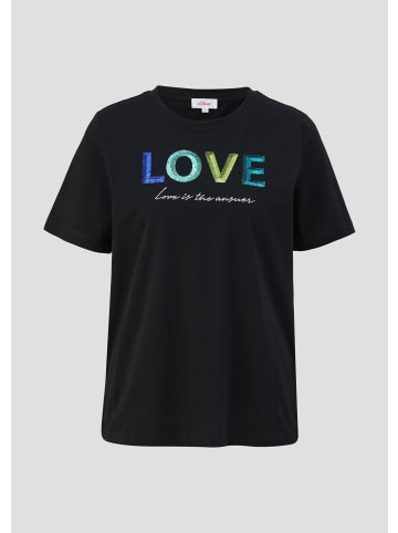 s.Oliver T-Shirt in 99D1_schwarz