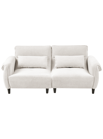 Beliani 3-Sitzer Sofa WETLAN in Weiß/Schwarz - (W) 192 x (H) 84 x (L) 85 cm