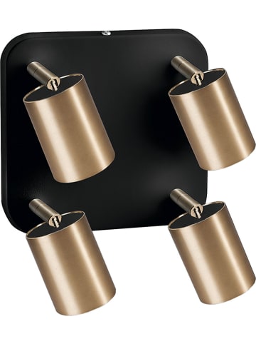 Licht-Erlebnisse Spot Strahler (B)19.5 x (L)19.5 x (H)8 cm in Schwarz MessingSchwarz Messing