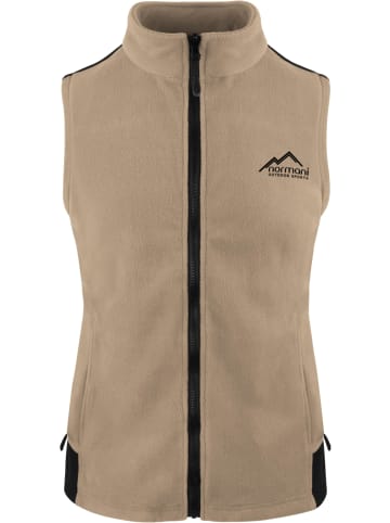 Normani Outdoor Sports Damen Fleeceweste Barrie in Beige