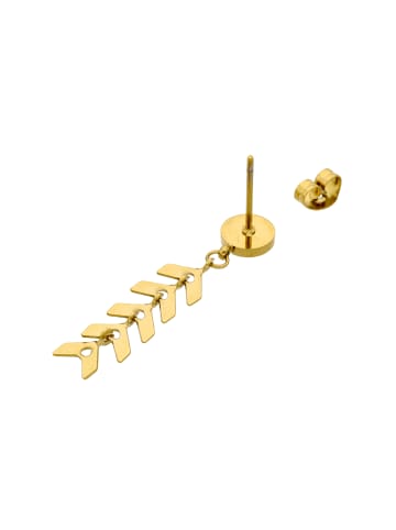 IZIA Women Hinged Clasp Earrings in Gold