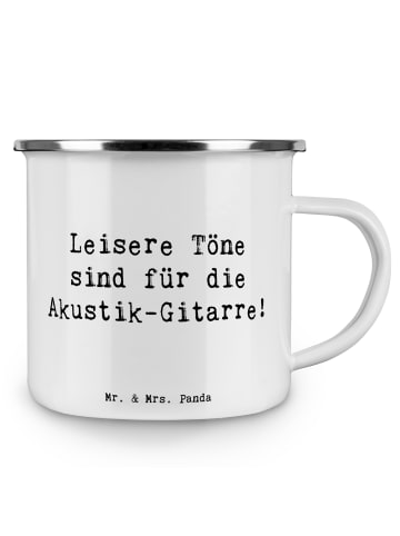 Mr. & Mrs. Panda Motivtasse Spruch Akustik-Gitarre Magie mit Spruch in Weiß