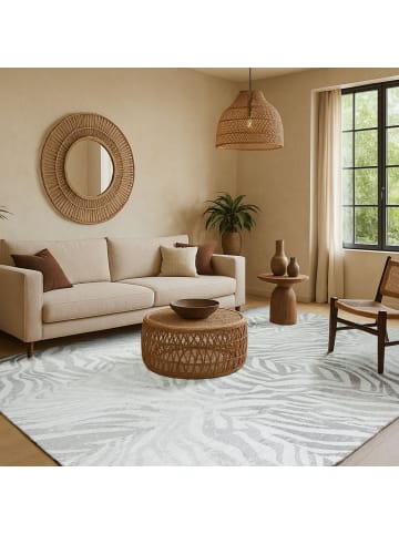 lola & moi Teppich Snow Cloud in weiß