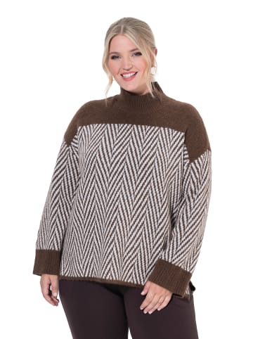MIAMODA Pullover in mahagoni