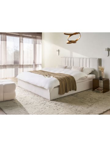 Beliani Doppelbett TARASCON in Beige - (W) 198 x (H) 103 x (L) 214 cm