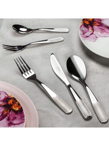 Villeroy & Boch Tafelbesteck 30tlg. Rose Garden in silber/platin