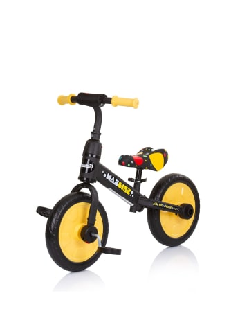 Chipolino Dreirad, Laufrad 2 in 1 Max Bike in gelb