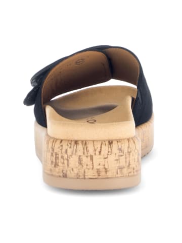 Gabor Plateau Pantoletten in Schwarz