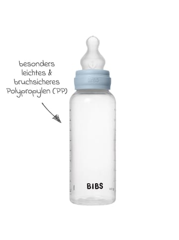 BIBS PP-Flasche 2er Pack Baby Bottle Round in blue