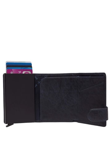 The Chesterfield Brand Portland - Kreditkartenetui 6cc 10 cm RFID (light grey) in navy