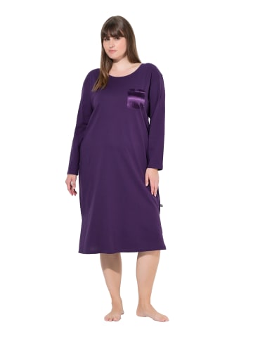 Ulla Popken Nachthemd in aubergine