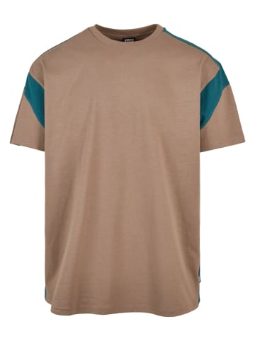 Urban Classics T-Shirts in Beige/Braun