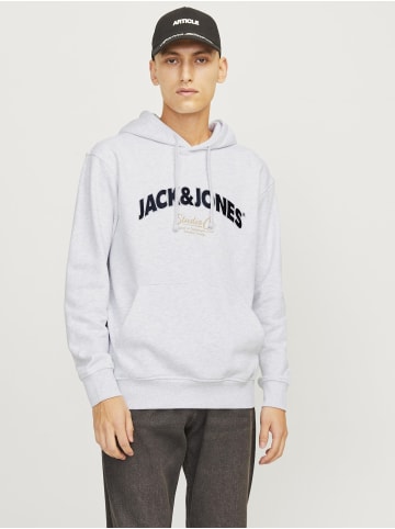 Jack & Jones Kapuzenpullover in Bright White